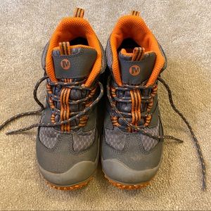 Boys Merrell hiking boots